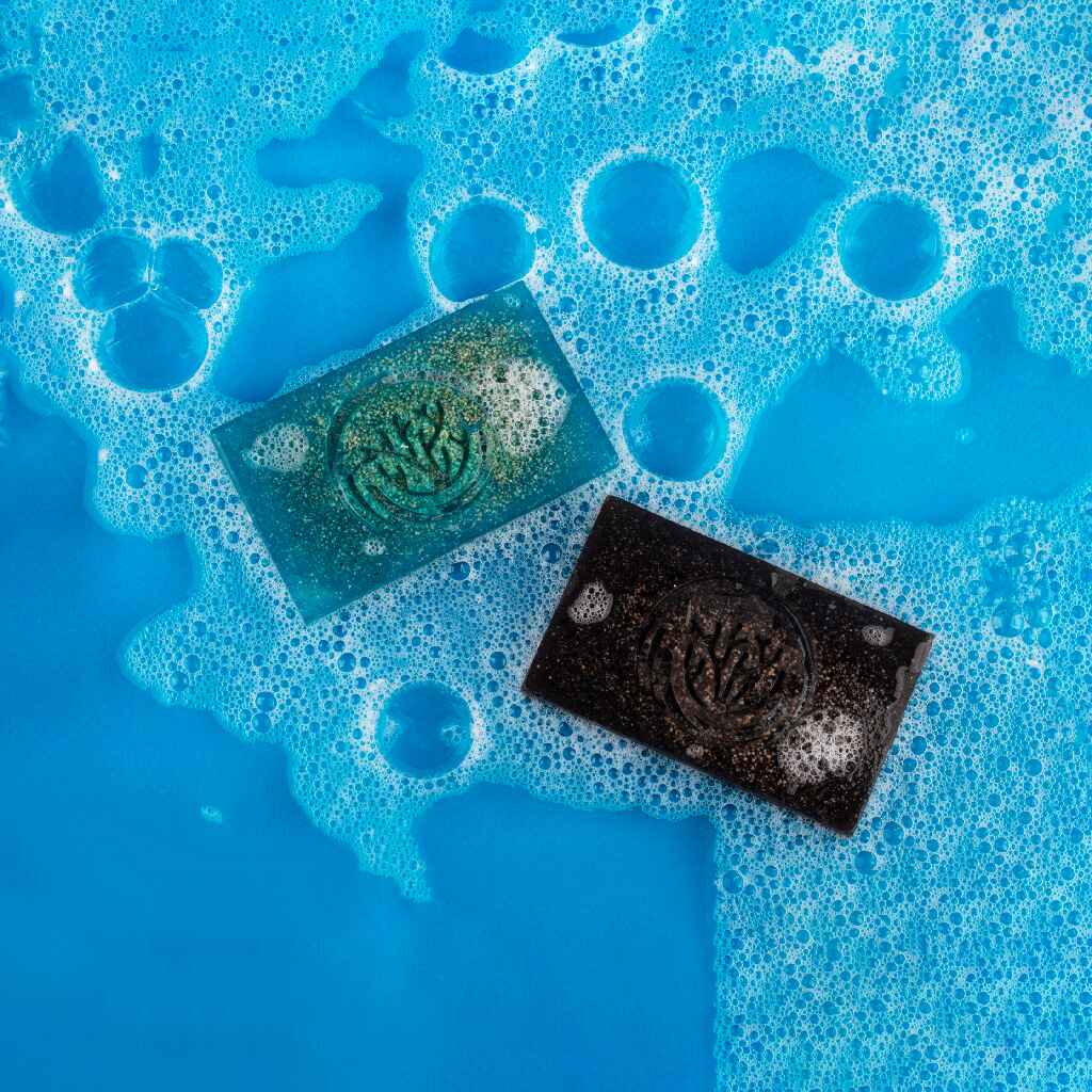 Sea Moss Soaps in Water 