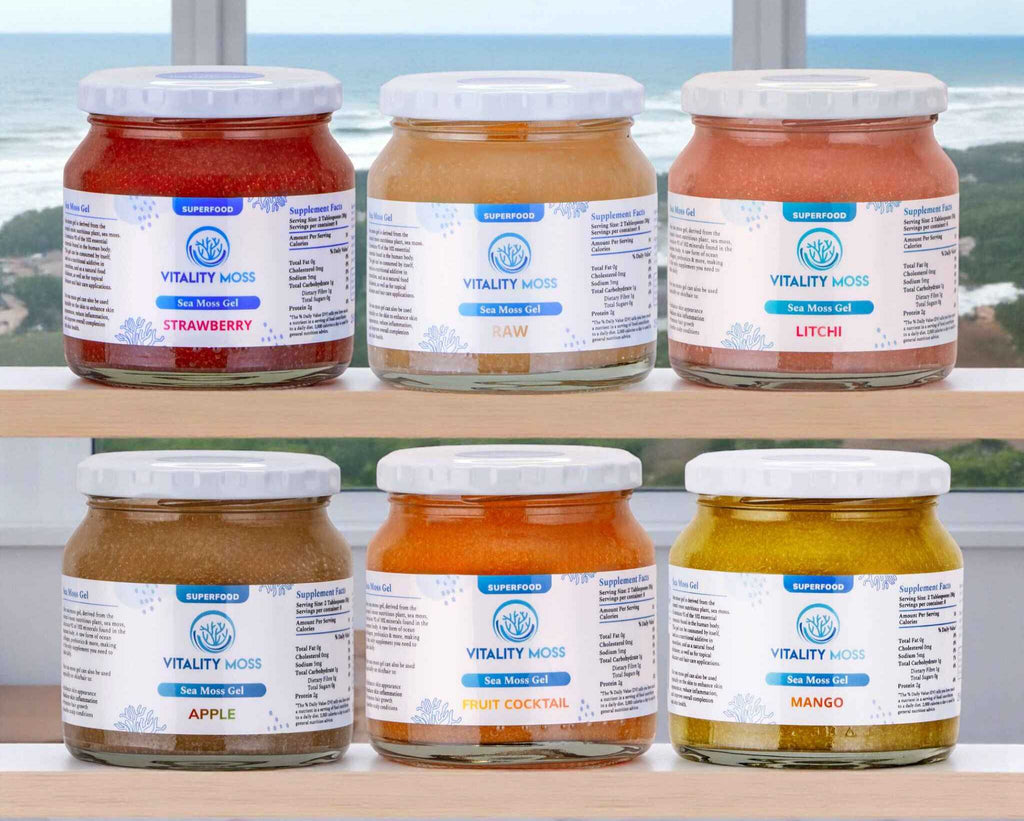 Sea Moss Gels - vitalitymoss