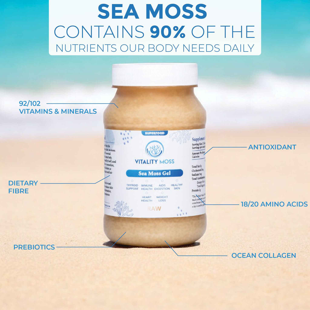 Raw sea moss gel benefits