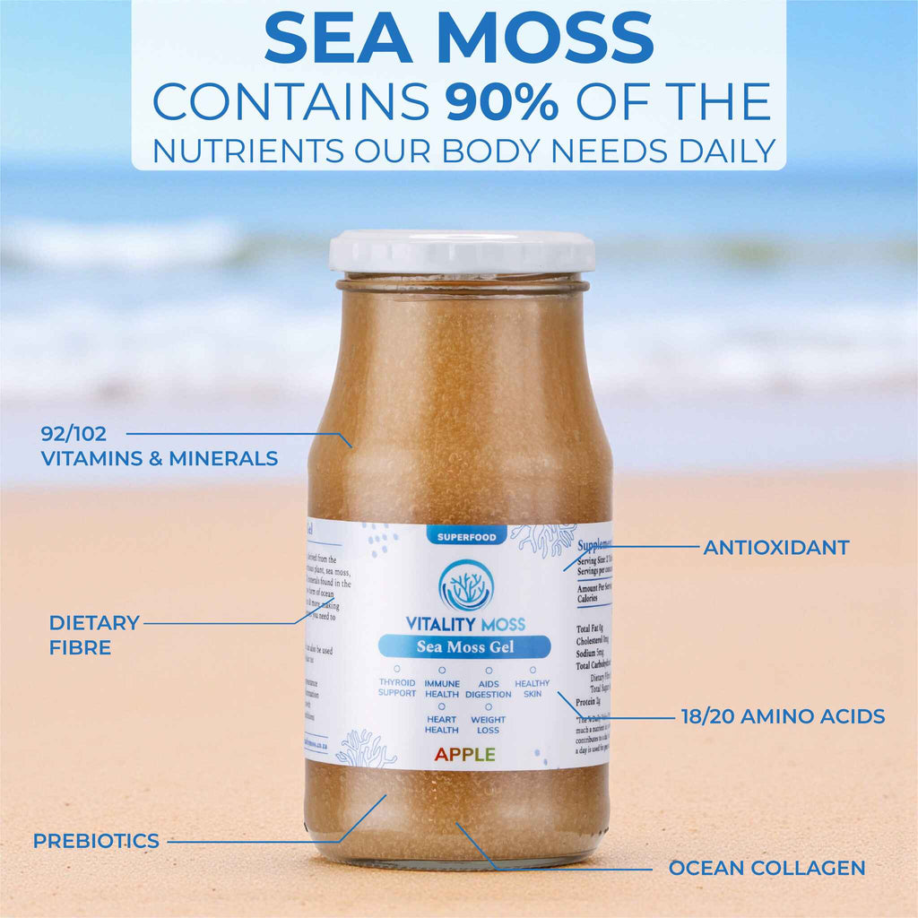 Apple Sea Moss Gel - vitalitymoss