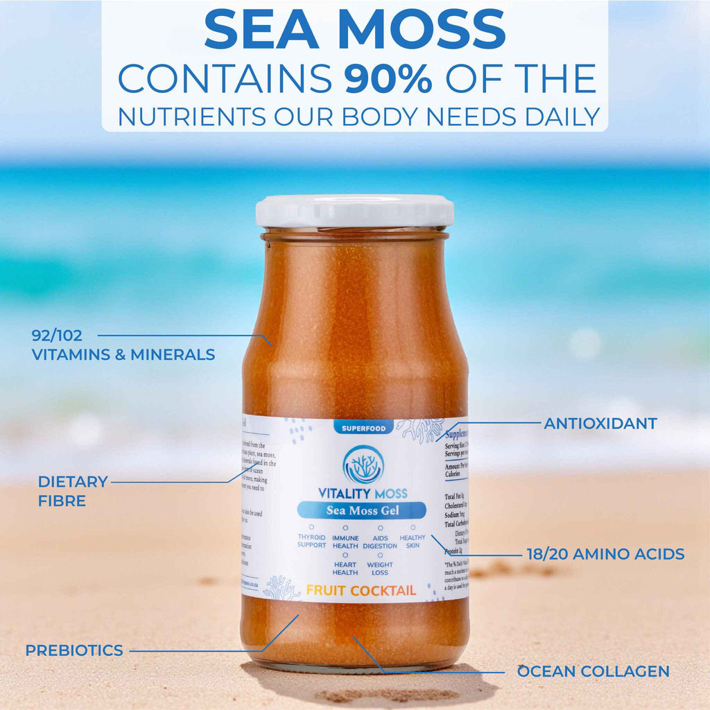 Fruit Cocktail Sea Moss Gel - vitalitymoss