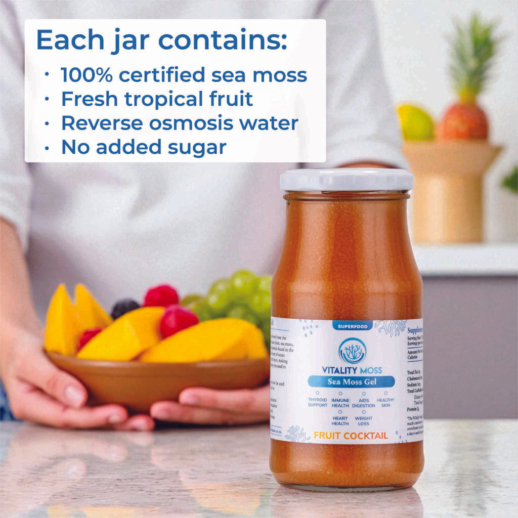 Fruit Cocktail Sea Moss Gel - vitalitymoss