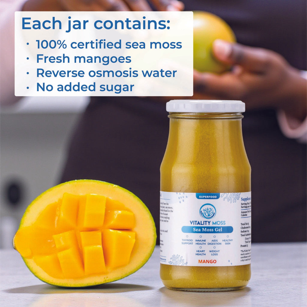 Mango Sea Moss Gel - vitalitymoss