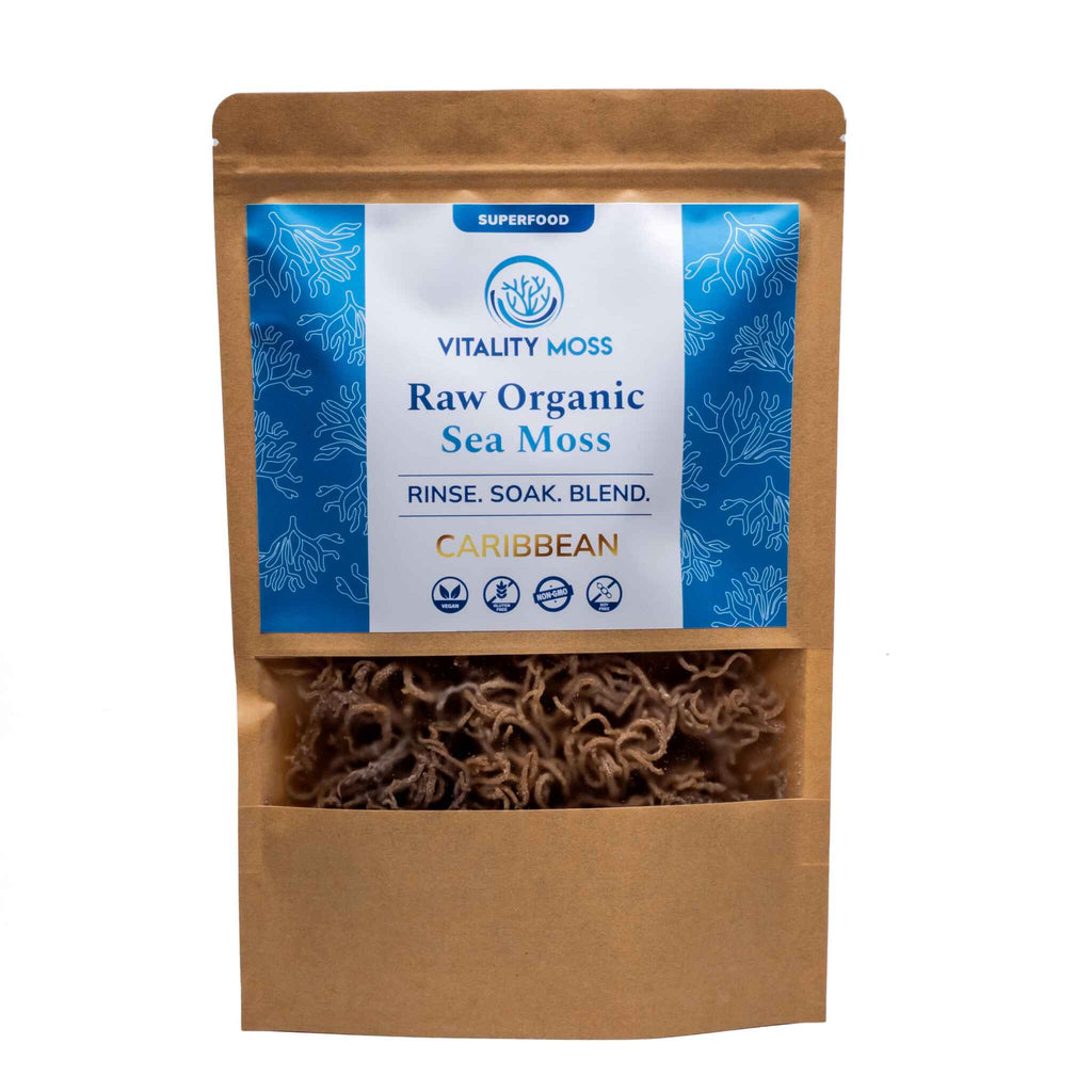 Raw Wildcrafted Caribbean Sea Moss - vitalitymoss