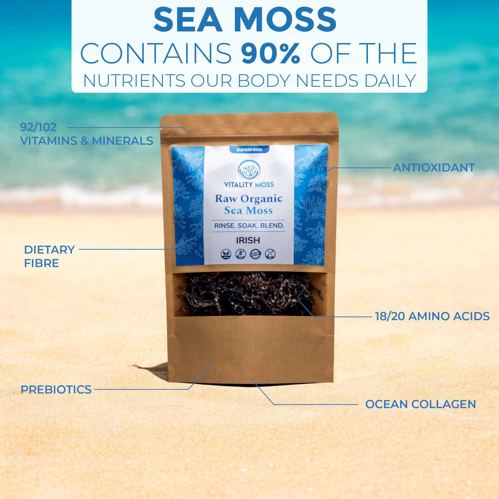 Raw Wildcrafted Irish Sea Moss - vitalitymoss